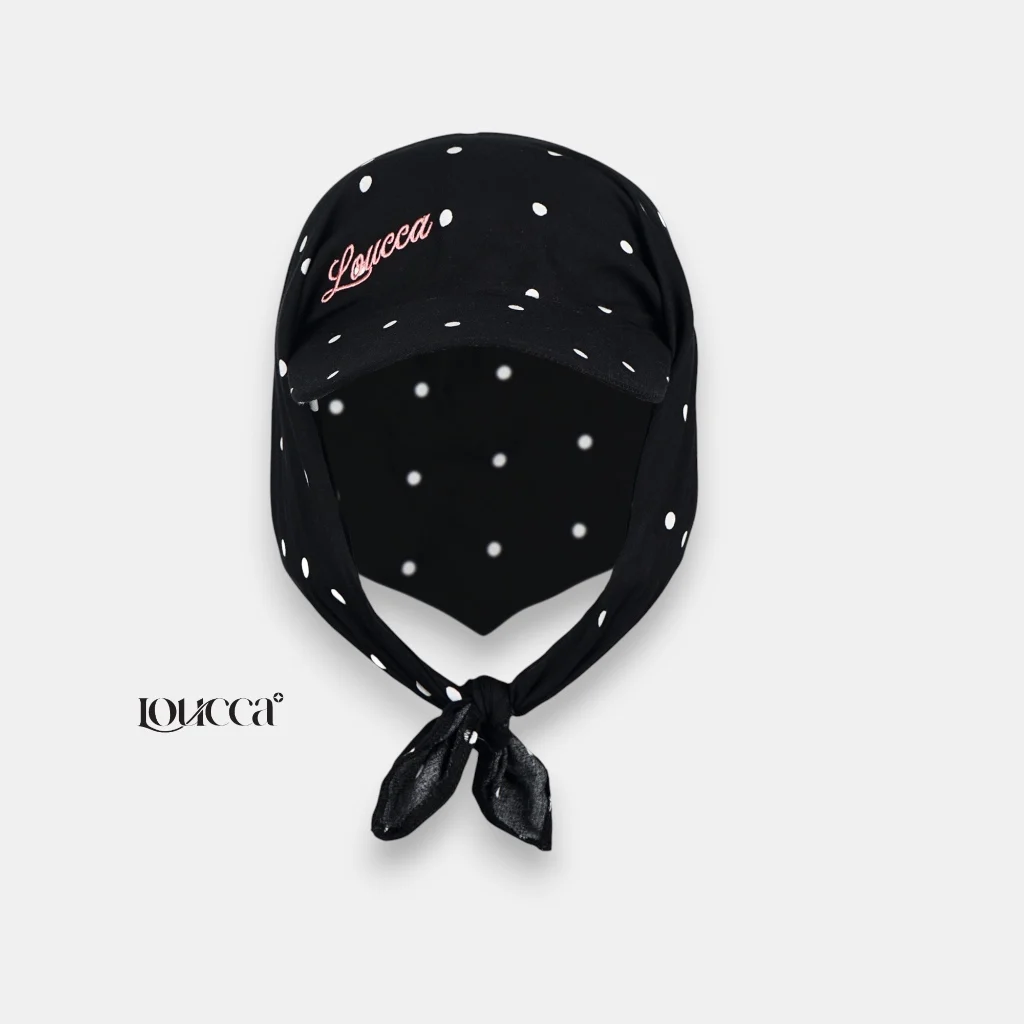 Bandana Caps Mora — Black Dot