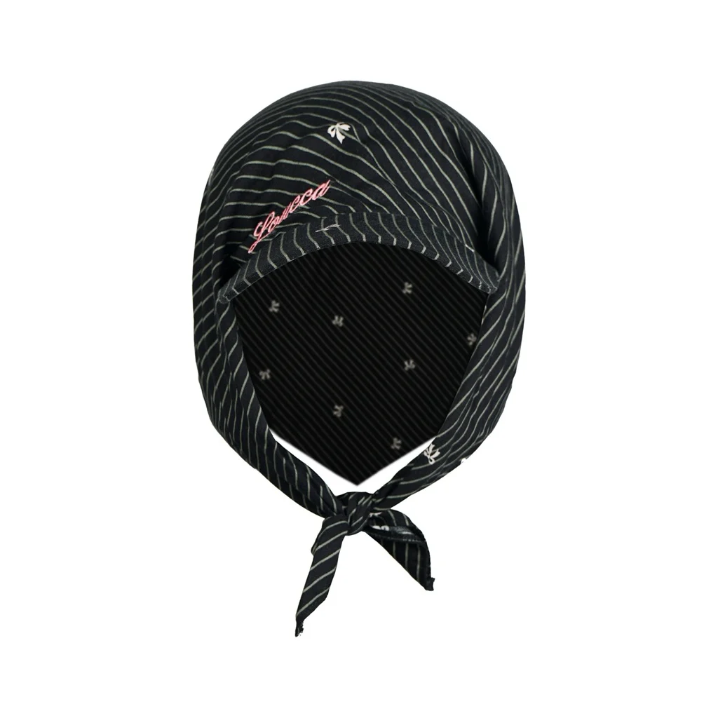 Bandana Caps Mora — Black Stripe