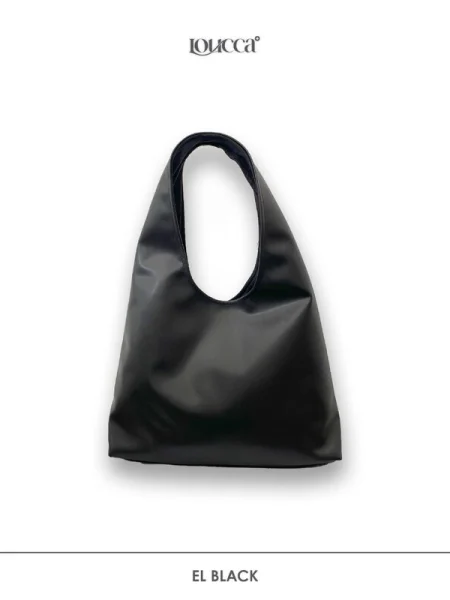 Calla Cloud Bag — El Black