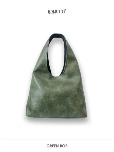 Calla Cloud Bag — Green Rob