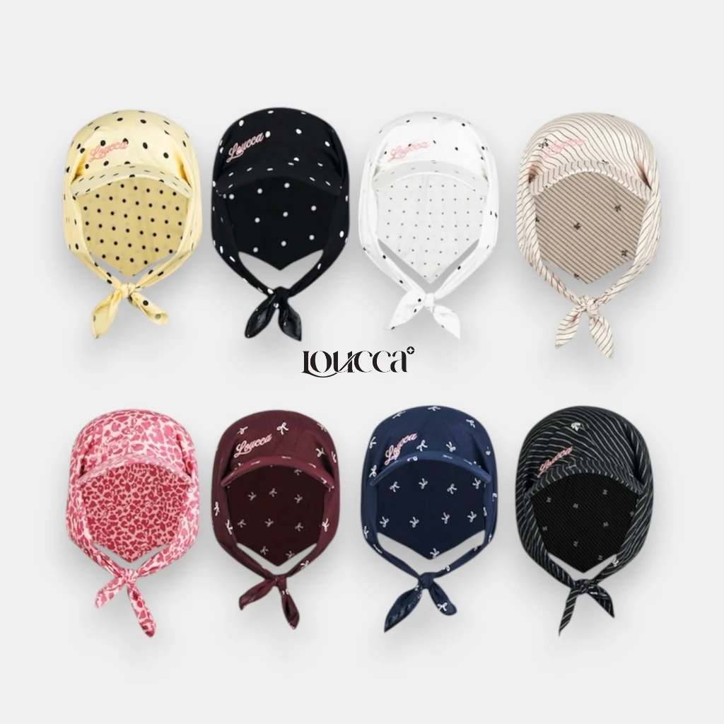 Bandana Caps Mora — Grey Leopard