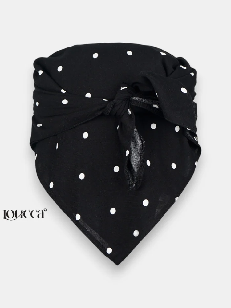 Bandana Caps Mora — Grey Leopard