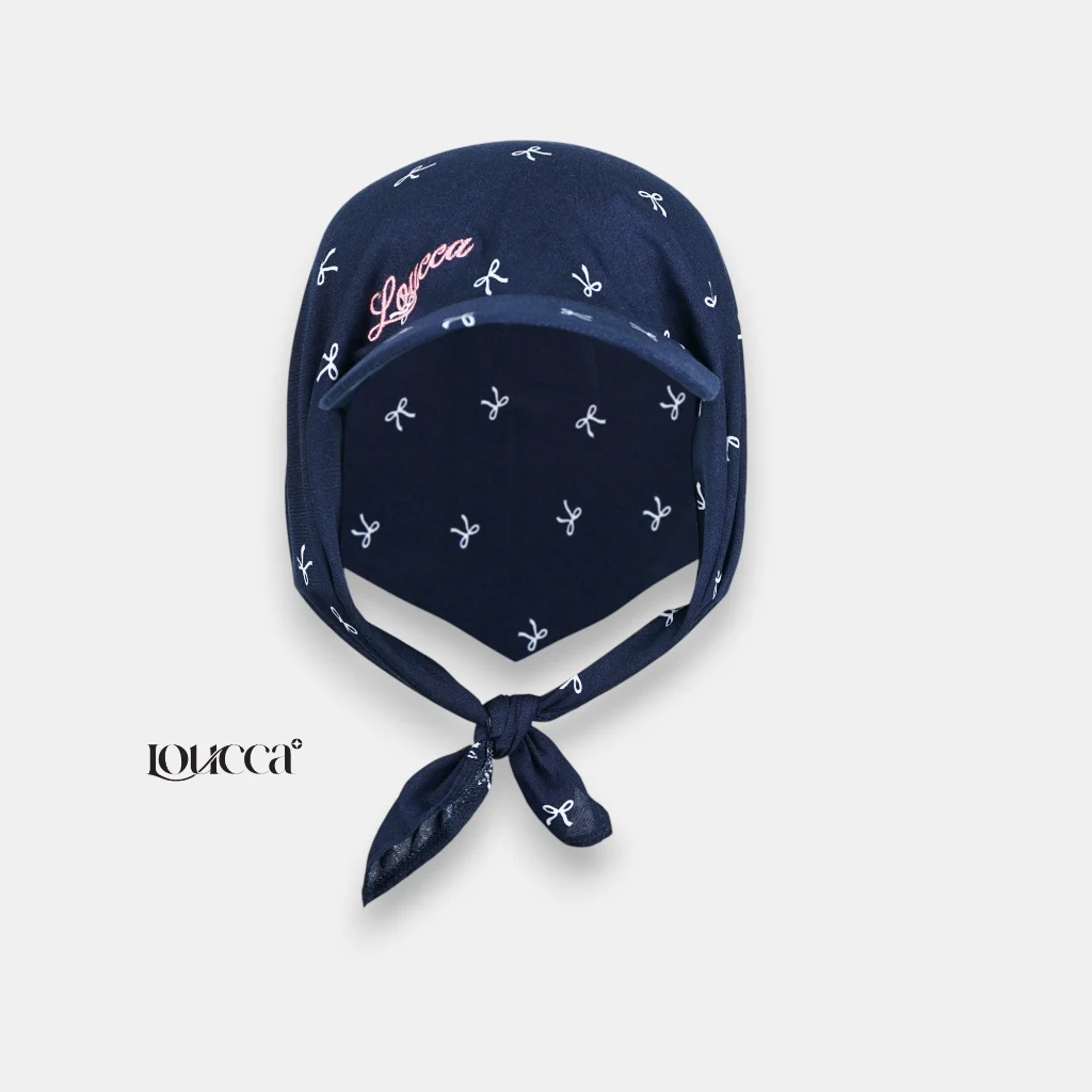 Bandana Caps Mora — Navy Brow