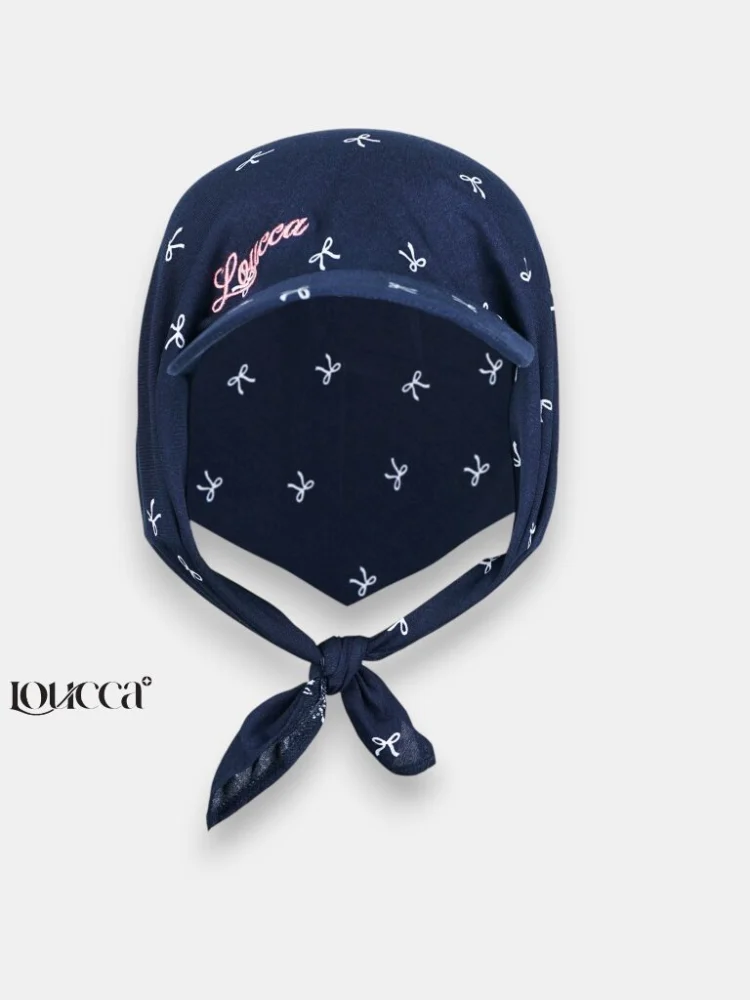 Bandana Caps Mora — Navy Brown