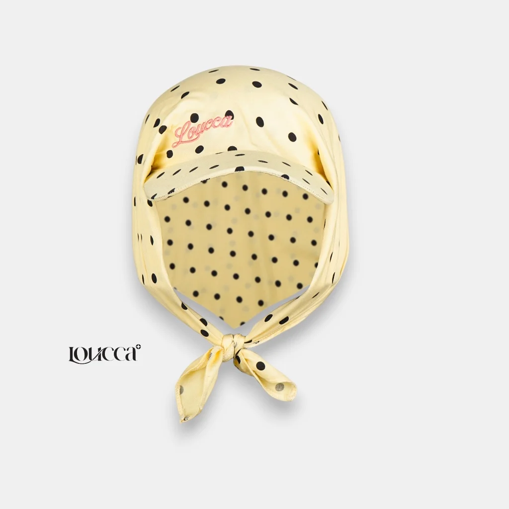 Bandana Caps Mora — Yellow Dot